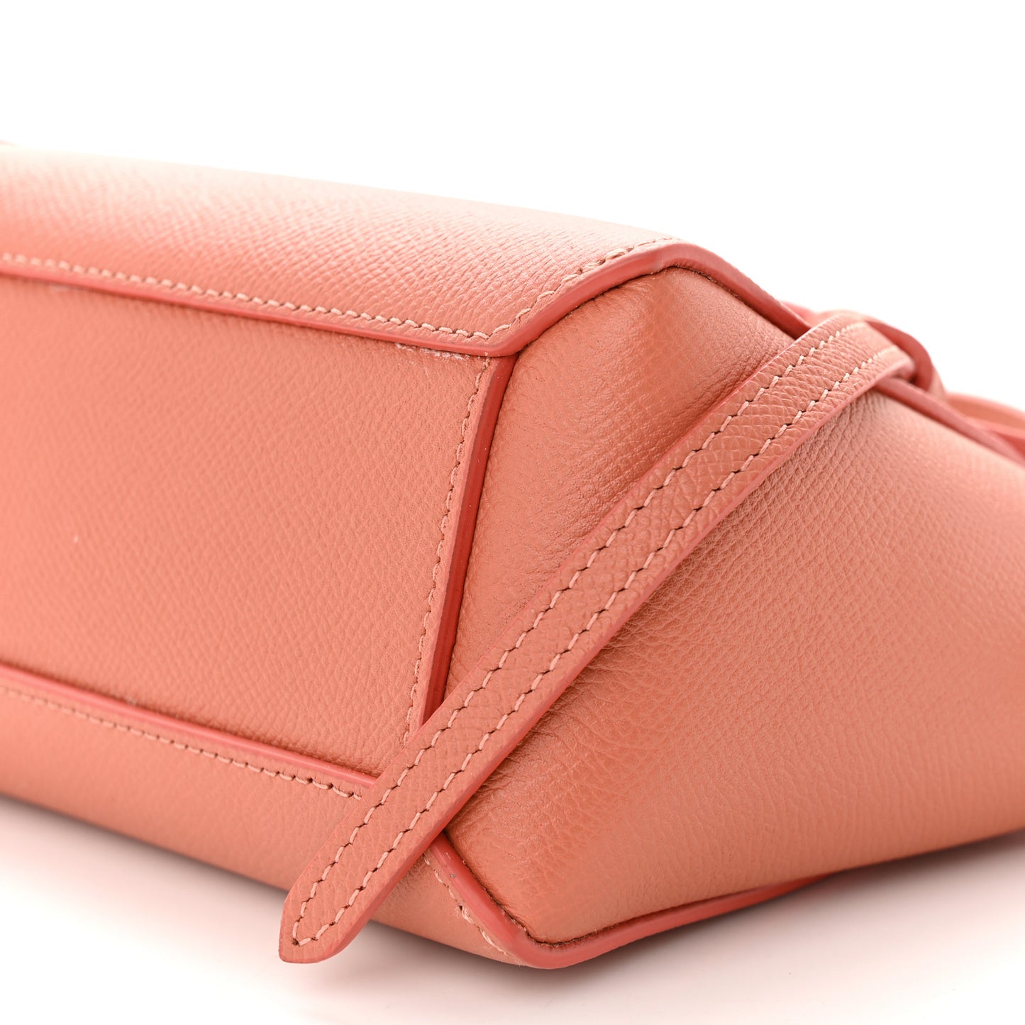 Grained Calfskin Pico Belt Bag Lychee