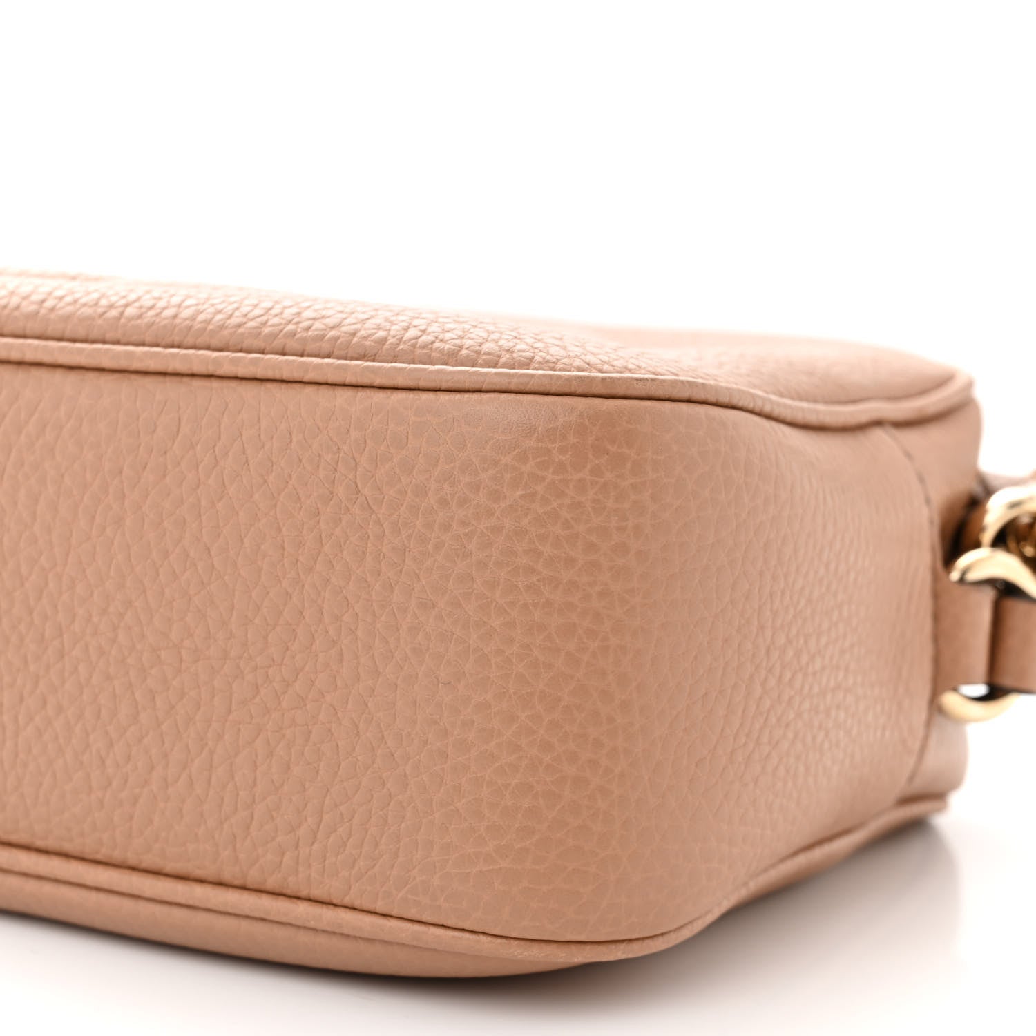 Gucci Pebbled Calfskin Small Soho Disco Bag Camelia 10 of 11