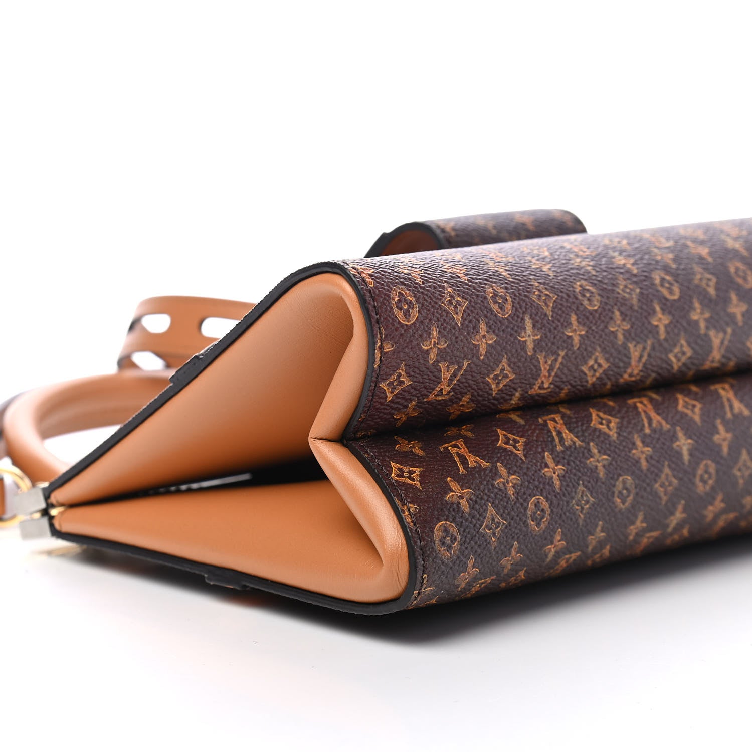 Louis Vuitton Calfskin Transformed Monogram Time Trunk Crown Frame Bag 8 of 9