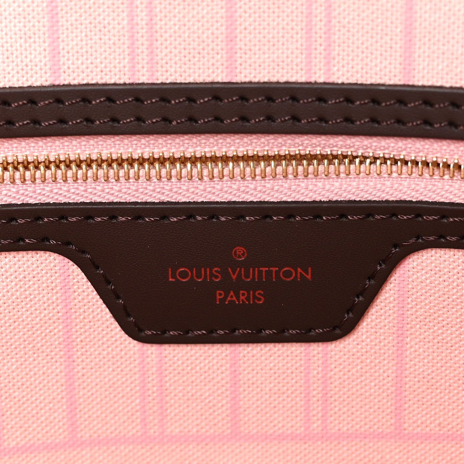Louis Vuitton Damier Ebene Neo Neverfull MM Rose Ballerine 7 of 10