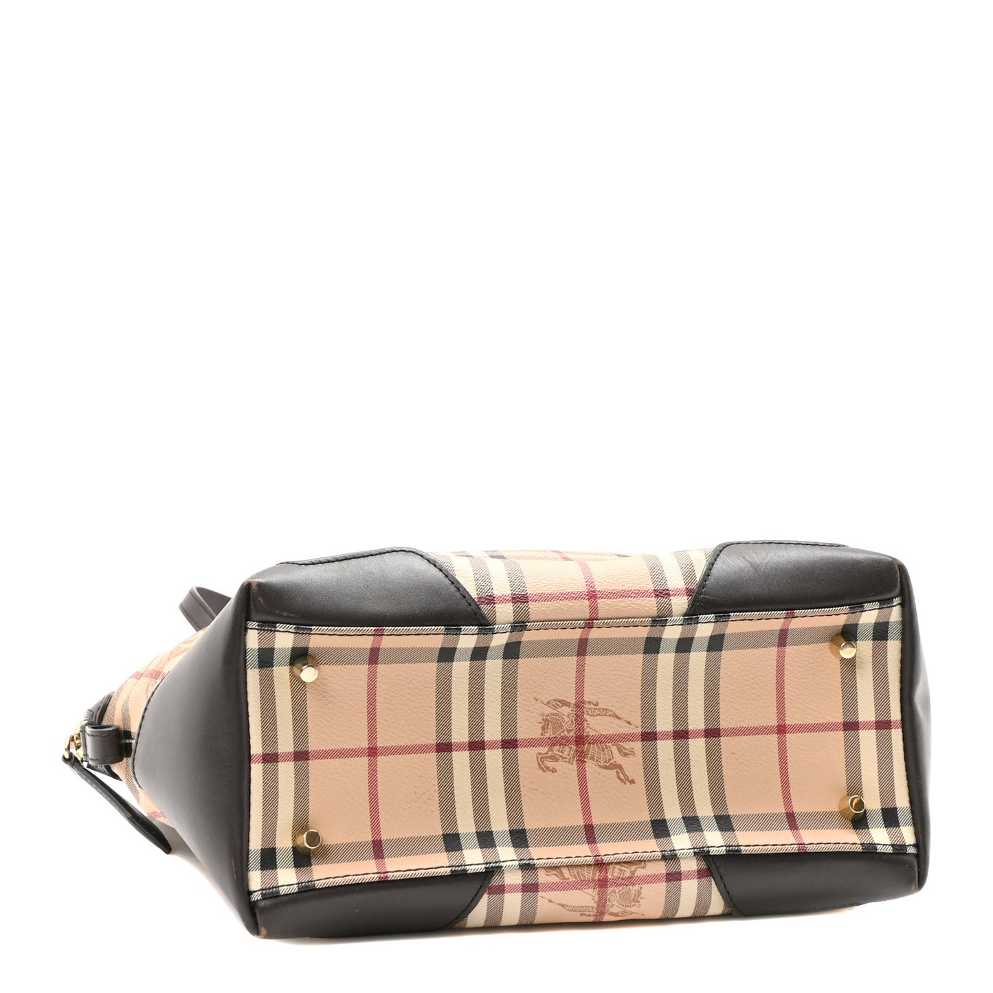 Haymarket Check Medium Primrose Tote Chocolate