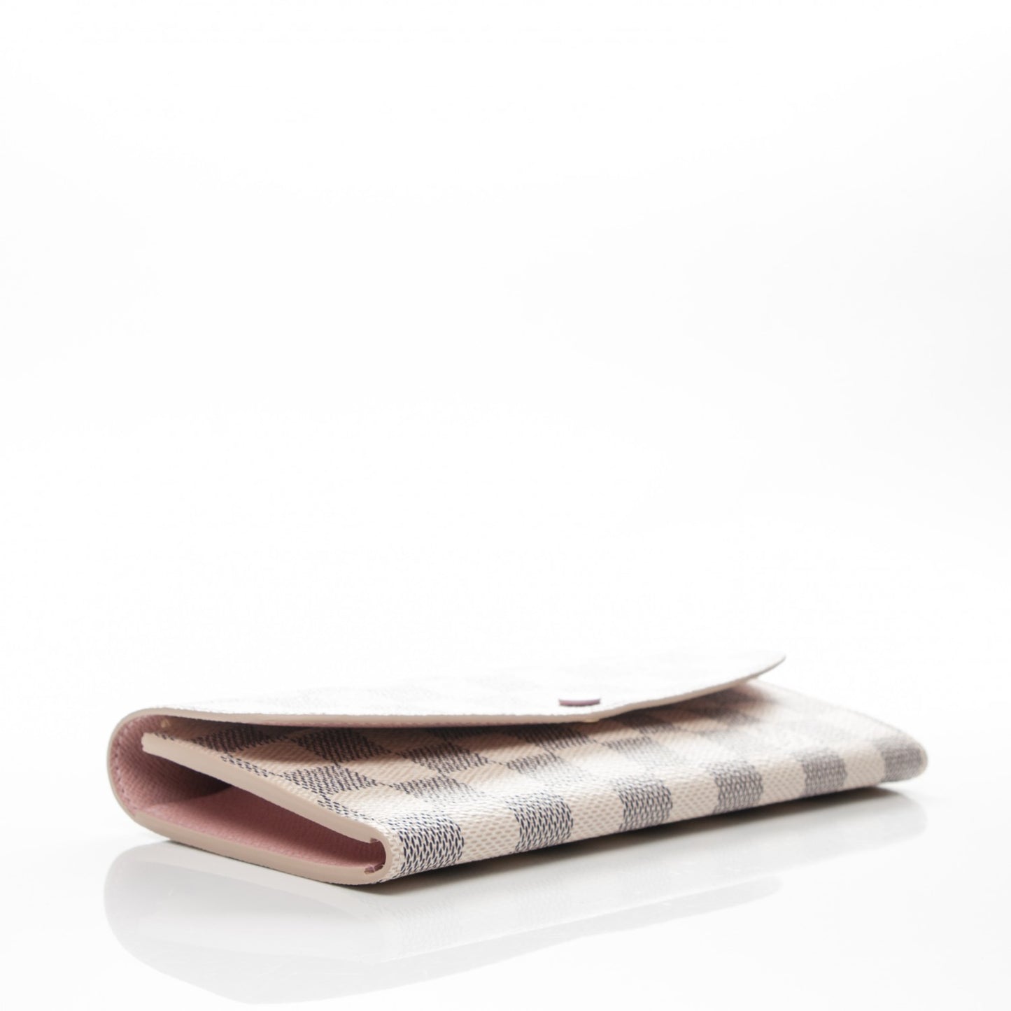 Damier Azur Emilie Wallet Rose Ballerine