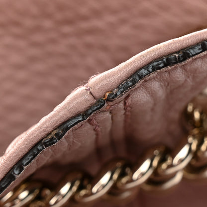 Gucci Pebbled Calfskin Medium Soho Chain Shoulder Bag Dark Cipria 12 of 21