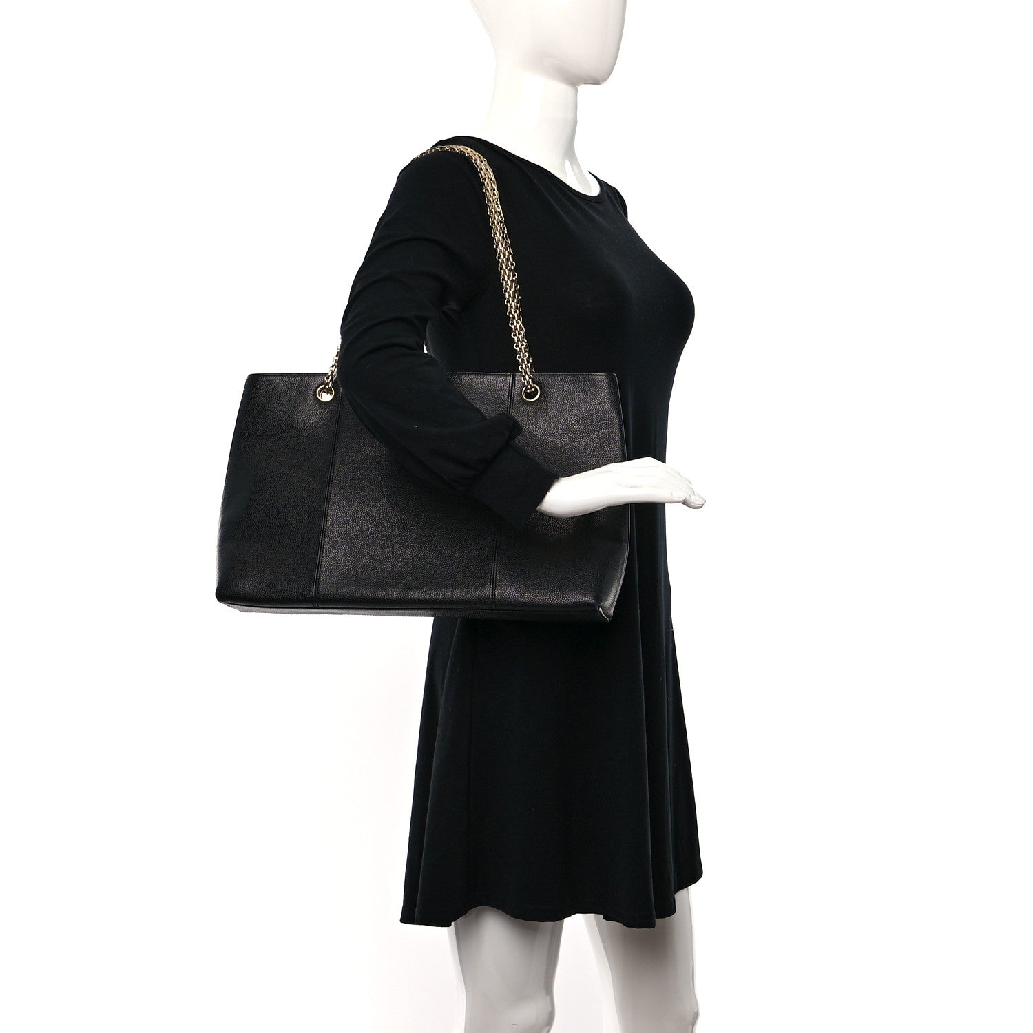 Chanel Caviar Bijoux Chain Shoulder Bag Black 2 of 9