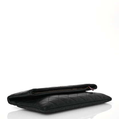 Chanel Lambskin Quilted CC Beauty Clutch Black 4 of 15