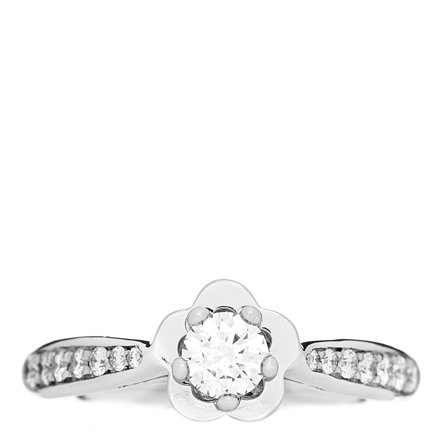 Platinum Diamond .26ct Camelia Ring 47 4