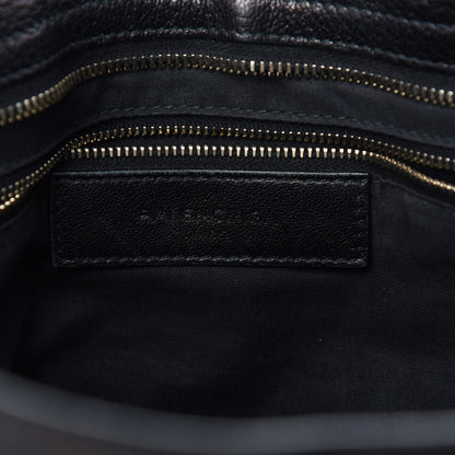 Balenciaga Chevre Gold Metallic Edge Hardware City Black 11 of 13