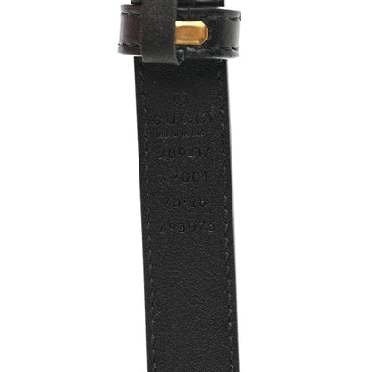 Gucci Calfskin Double G 20mm Belt 70 28 Black 3 of 4