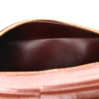 Loro Piana Lizard L19 Extra Pocket Pouch Smoked Caramel 4 of 9