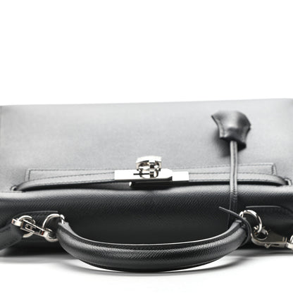 Hermes Epsom Kelly Sellier 28 Black 8 of 37