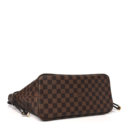 Louis Vuitton Damier Ebene Neo Neverfull MM Rose Ballerine 4 of 11