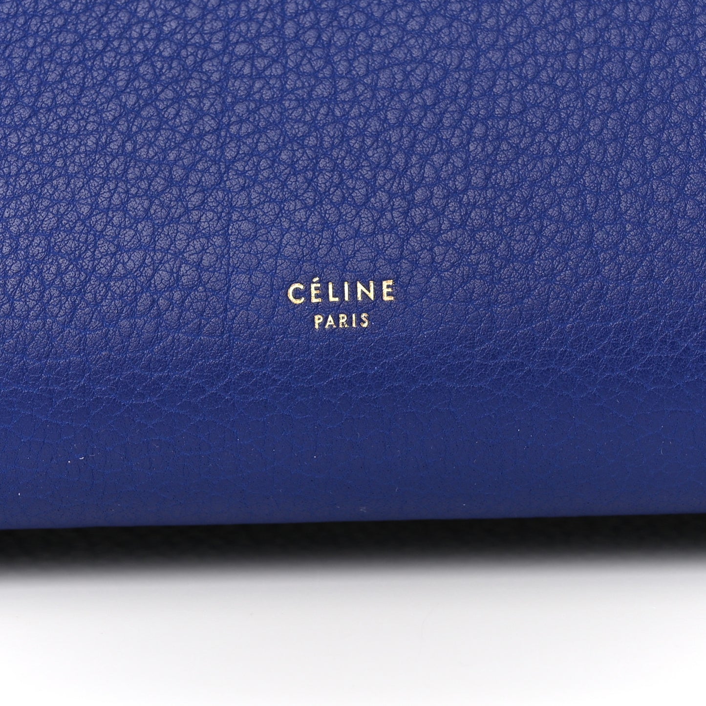 Crisped Calfskin Mini Tie Knot Tote Indigo