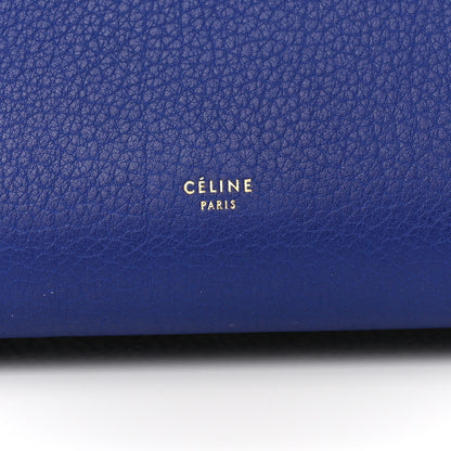 Celine Crisped Calfskin Mini Tie Knot Tote Indigo 7 of 10