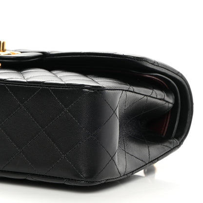 Chanel Lambskin Quilted Small Double Flap Black 10 of 14