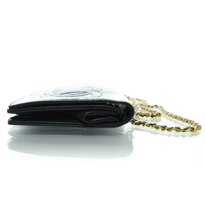 Chanel Patent Wallet on Chain Black 4 of 9