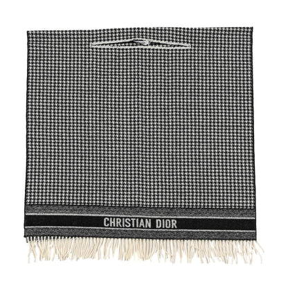 Christian Dior Cashmere 30 Montaigne Poncho White 1 of 3