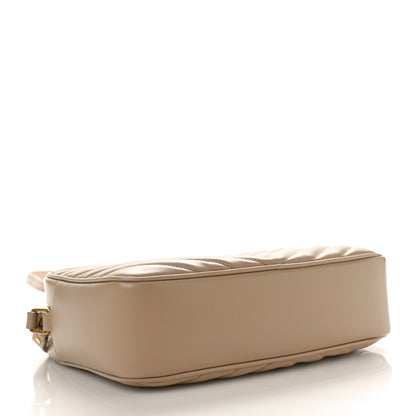 Saint Laurent Calfskin Matelasse Monogram Lou Camera Bag Dark Latte 4 of 10