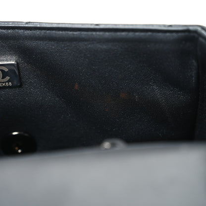 Chanel Pearly Lambskin Quilted Mini Rectangular Flap So Black 11 of 11