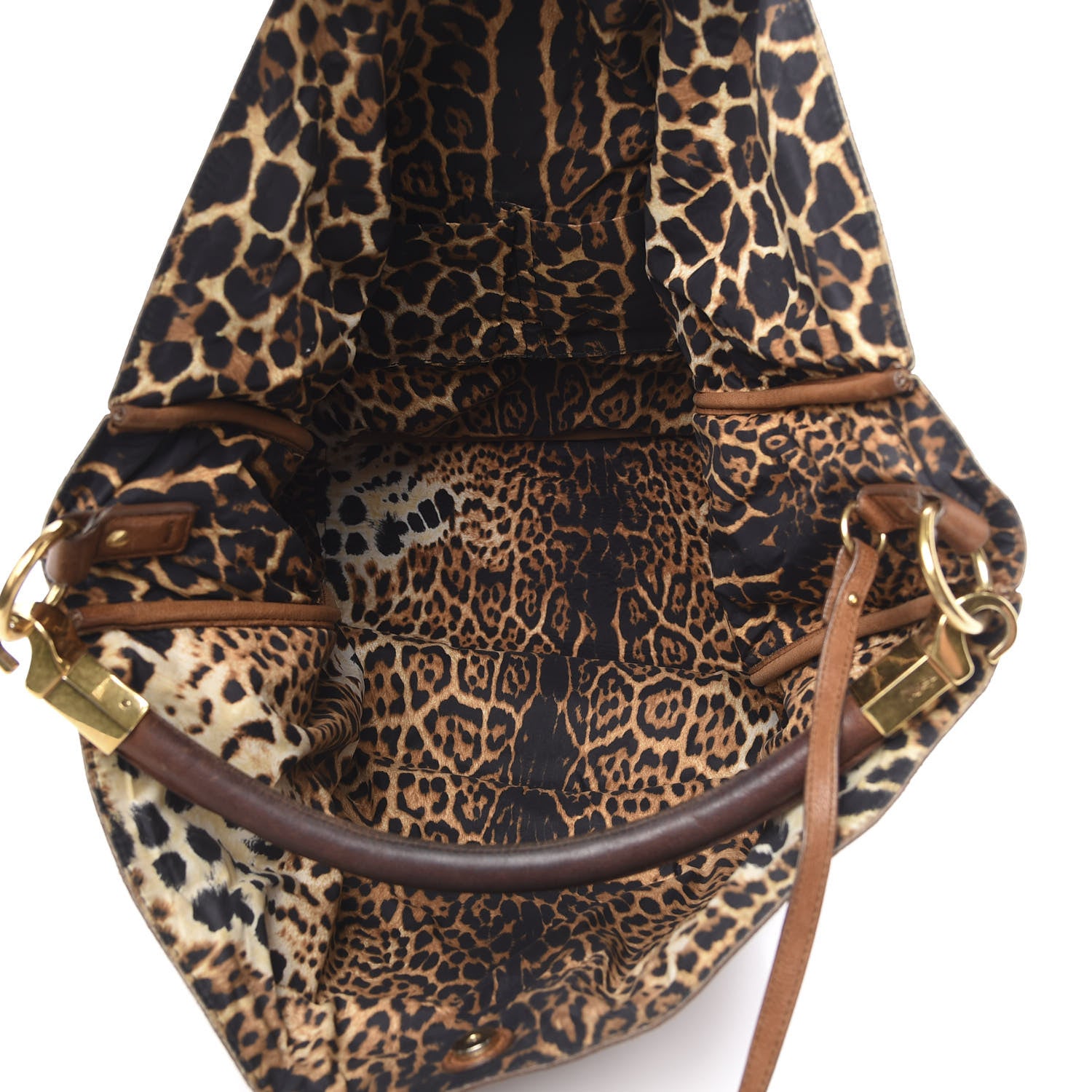 Saint Laurent Sheepskin Large Roady Hobo Brown 6 of 23