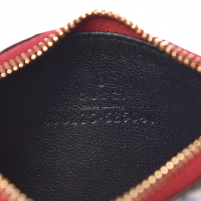 Gucci GG Supreme Monogram Blooms Coin Case Card Holder Beige Blue Navy Hibiscus Red 6 of 11