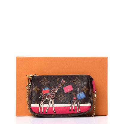 Louis Vuitton Monogram 2017 Christmas Animation Mini Pochette Accessories 12 of 12
