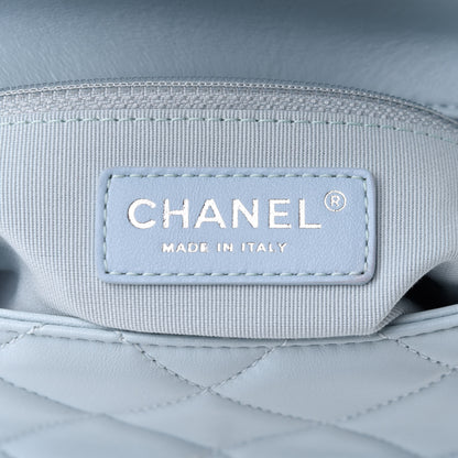Chanel Lambskin Quilted Mini My Perfect Flap Light Blue 5 of 10