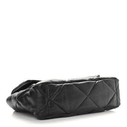 Chanel Lambskin Quilted Large Chanel 19 Flap Black 4 of 9