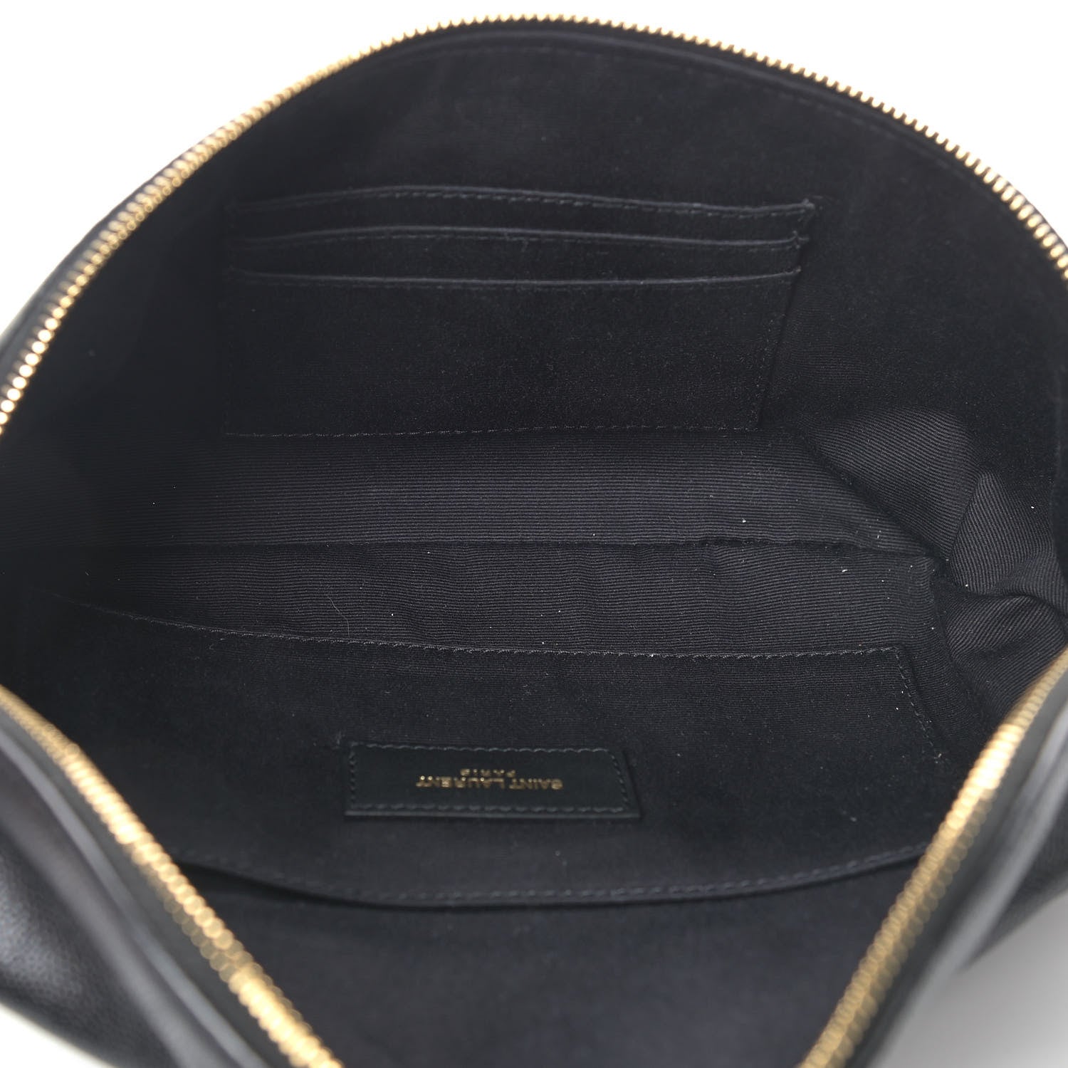 Saint Laurent Grain De Poudre Monogram Belt Bag Black 5 of 10