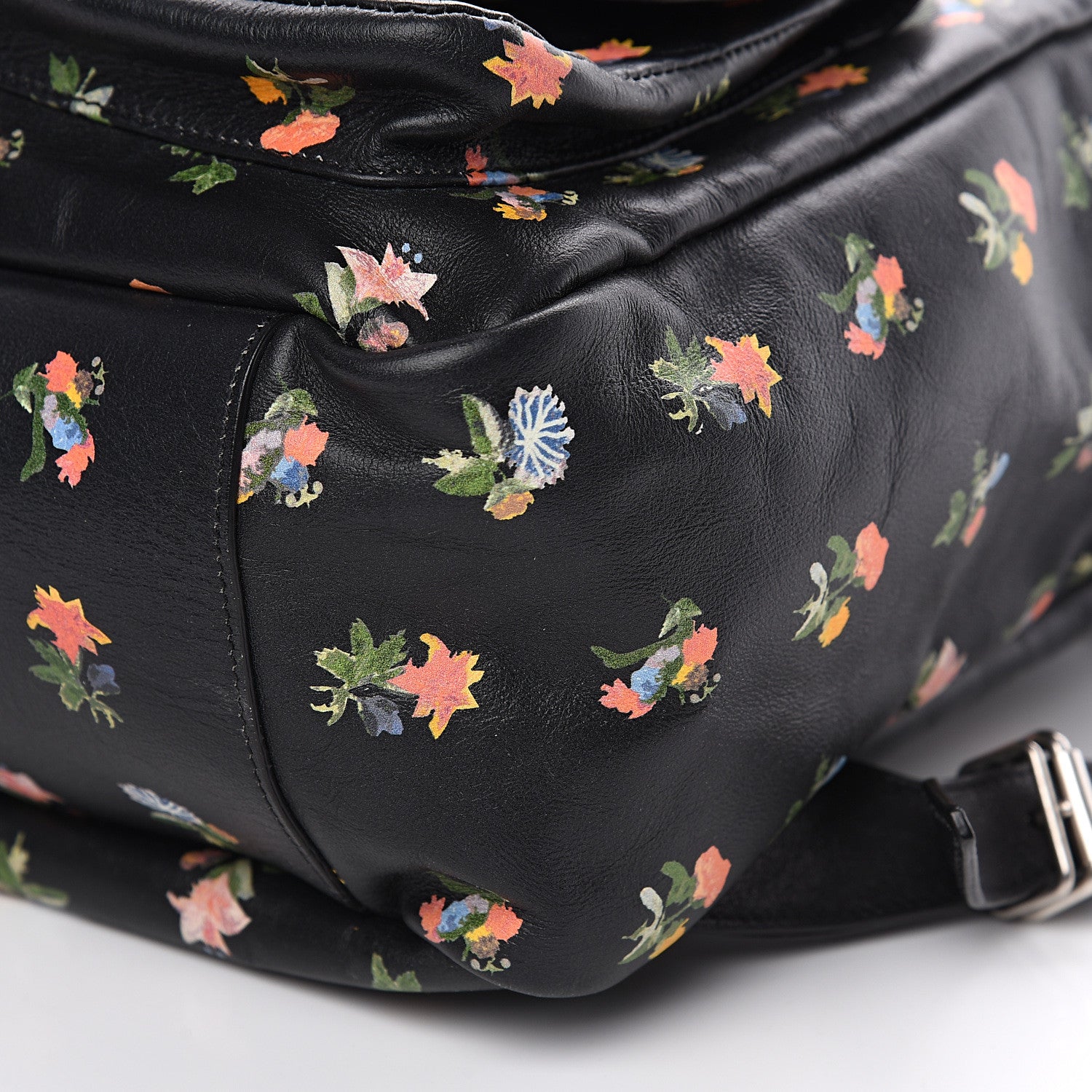 Saint Laurent Calfskin Prairie Flower Printed Festival Backpack Multicolor 8 of 8