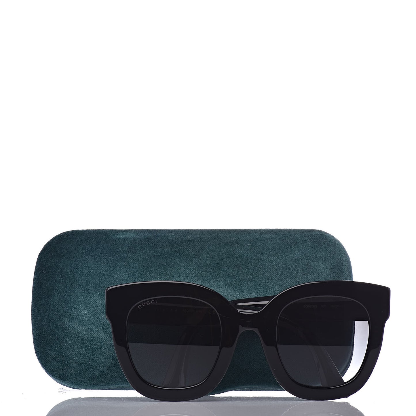 Round Frame Star Sunglasses GG0208S Black