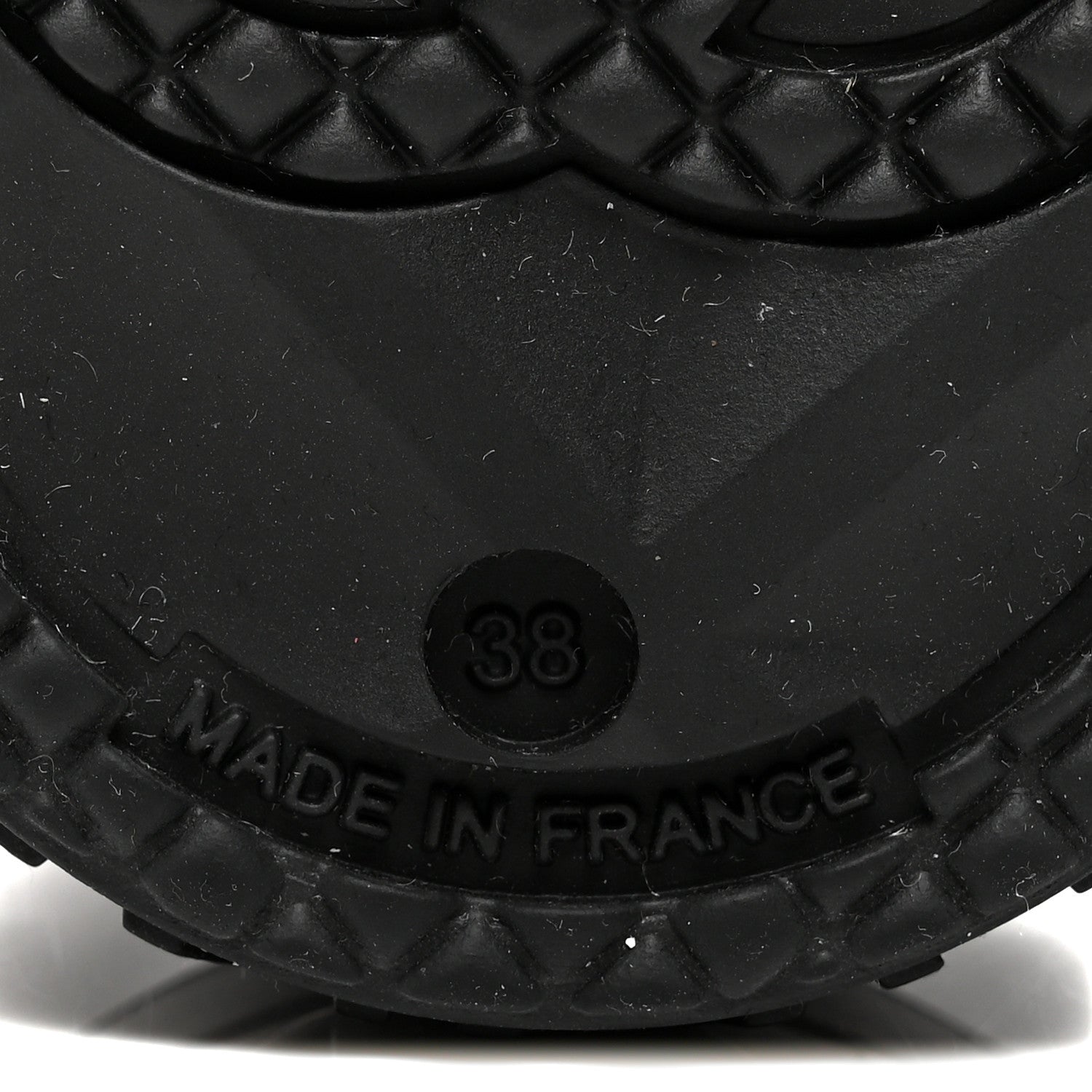 Chanel Caoutchouk CC High Boots 38 Black 7 of 9