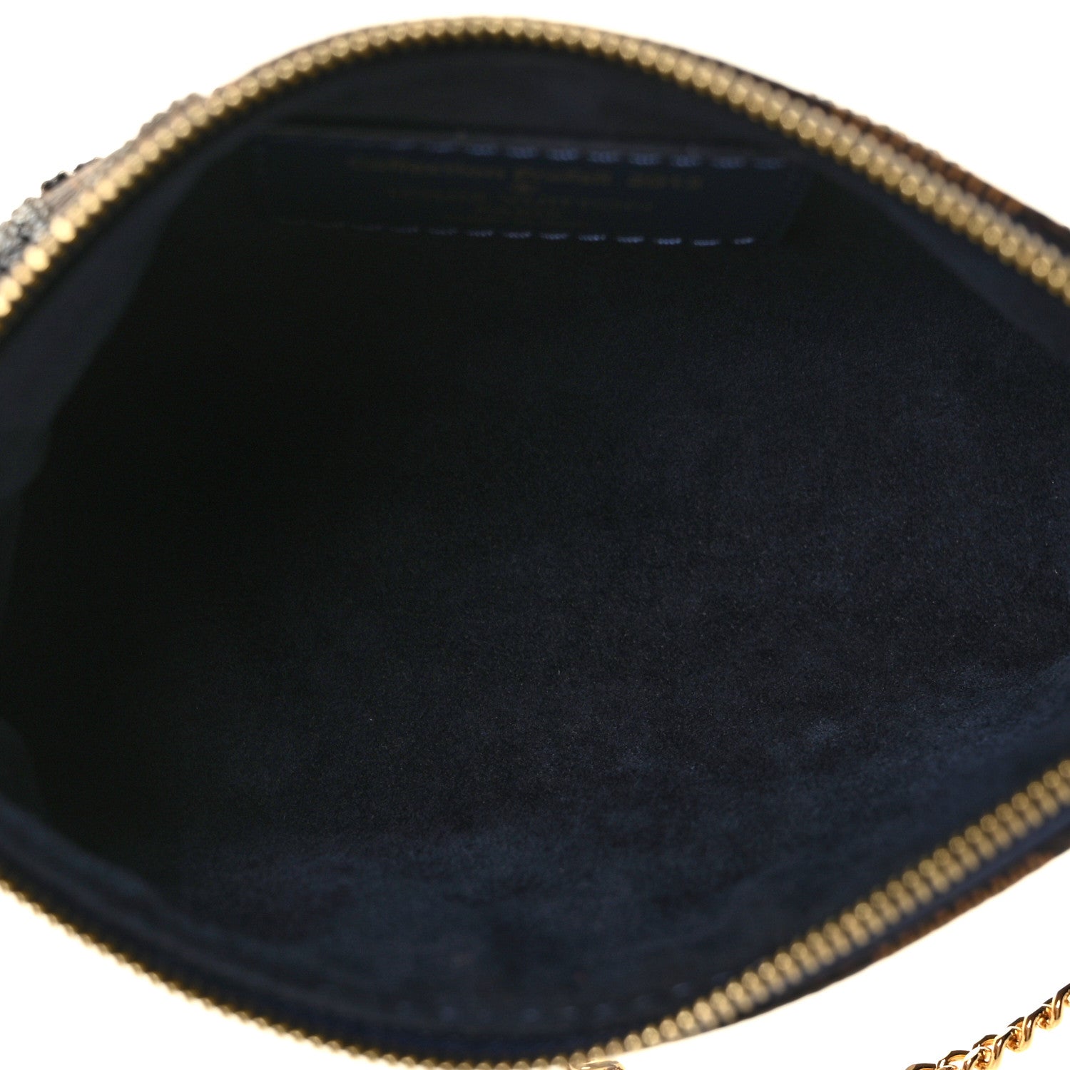 Louis Vuitton Damier Paillettes Mini Pochette Accessories Blue 5 of 9