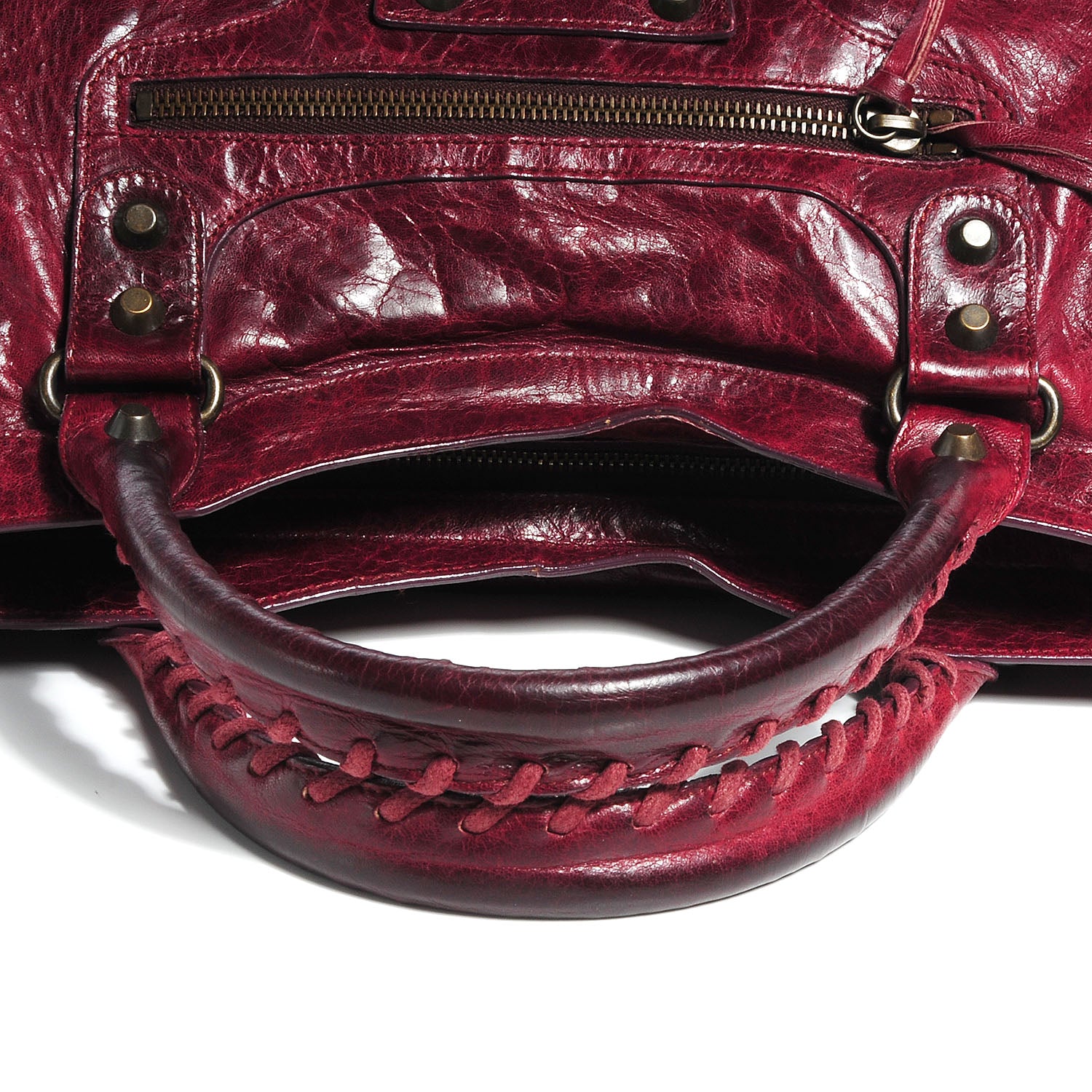 Balenciaga Chevre City Bordeaux 4 of 10