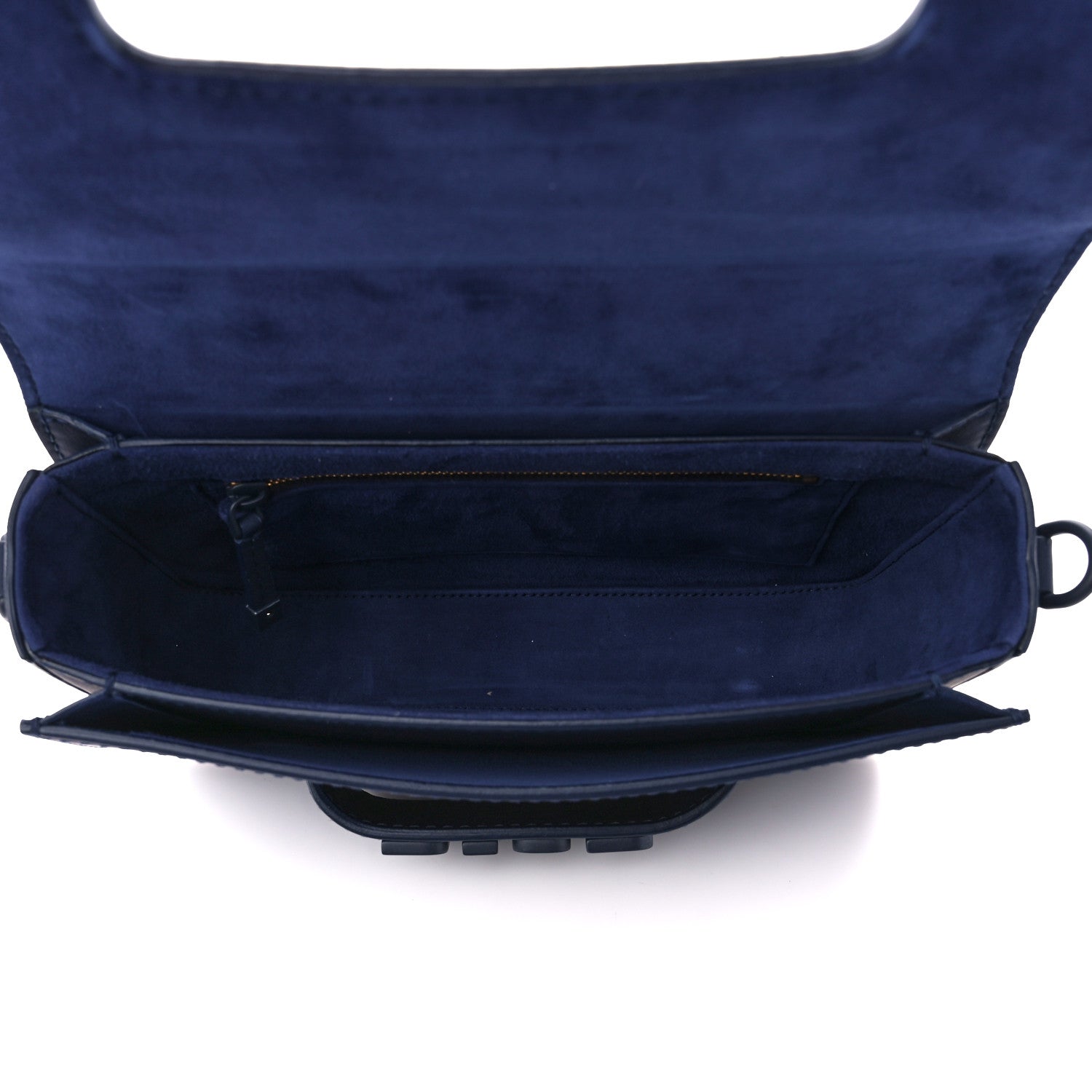 Christian Dior Smooth Calfskin Monochrome Dio(r)evolution Flap Bag Dark Blue 5 of 10