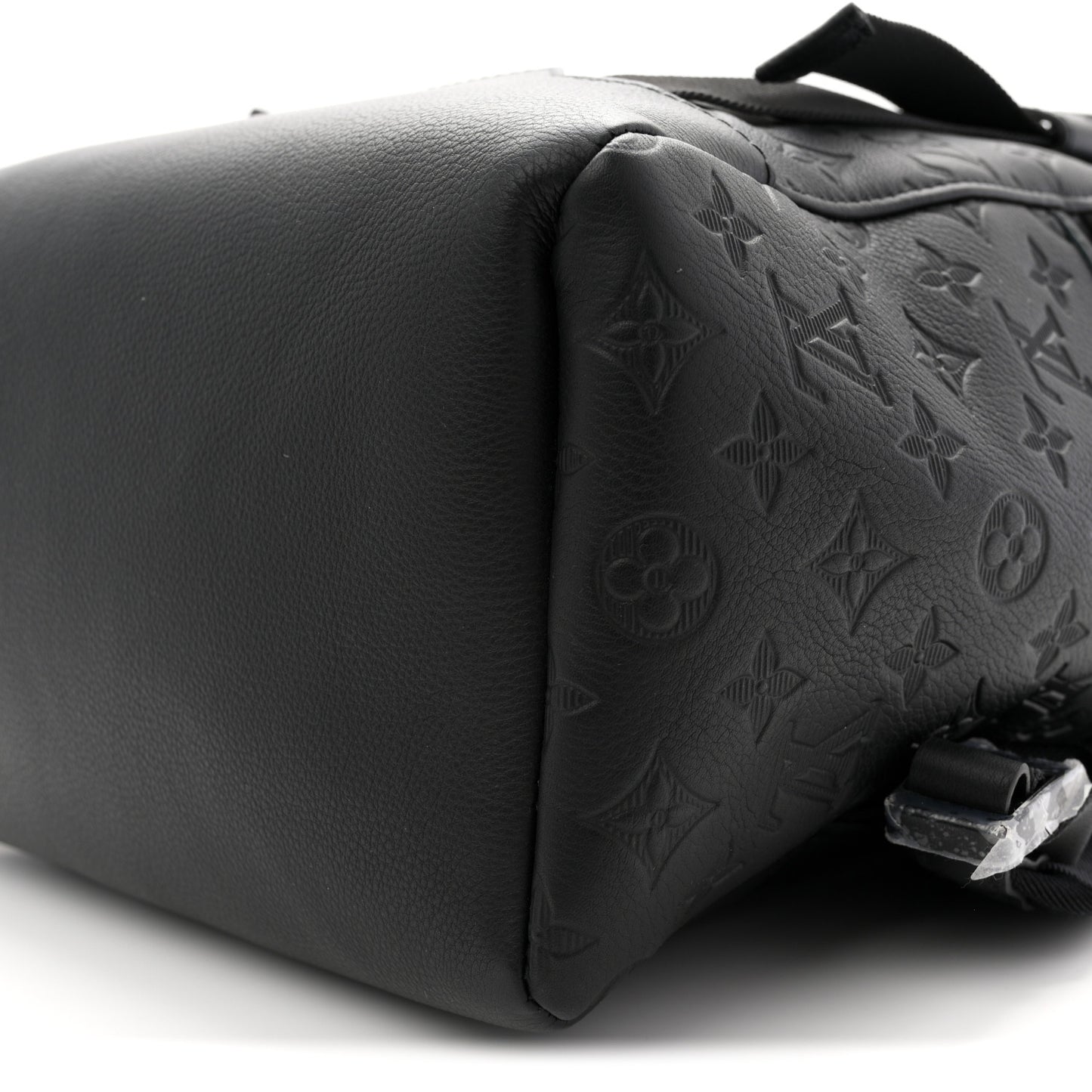 Calfskin Monogram Shadow Getaway Backpack Black