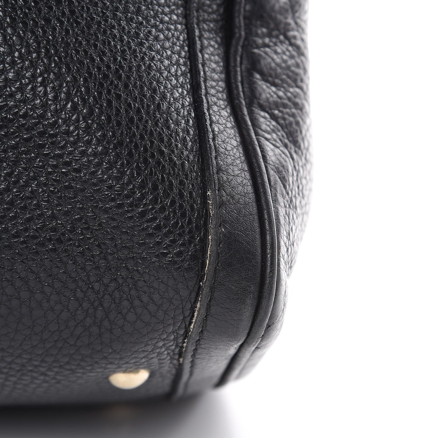 Calfskin Vintage Web Medium Boston Black