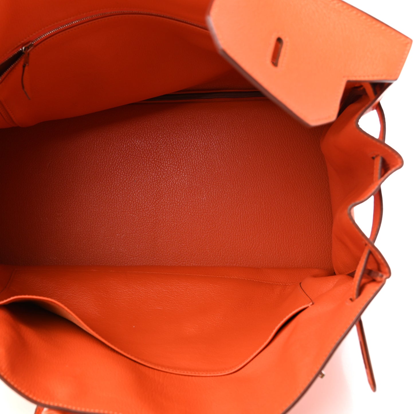 Taurillon Clemence Birkin 40 Orange