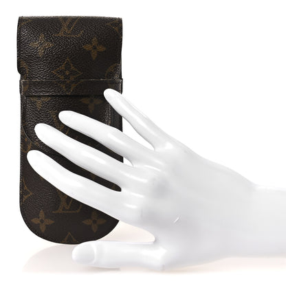 Louis Vuitton Monogram Glasses Sunglasses Case w Flap 2 of 7