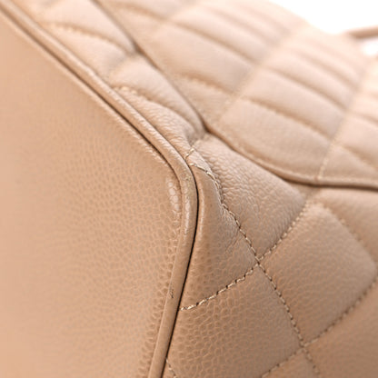 Chanel Caviar Quilted Medallion Tote Beige 11 of 13