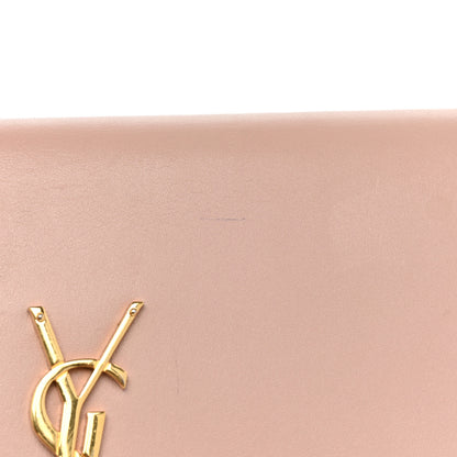 Saint Laurent Smooth Calfskin Classic Monogram Kate Tassel Chain Wallet Pale Pink 27 of 29