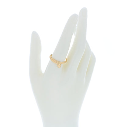 Foundrae 18K Yellow Gold Diamond Snake Wholeness Bookend Band Ring 59 8.75 2 of 4