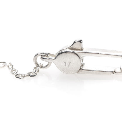Gucci Sterling Silver Trademark Heart Butterfly Bracelet 5 of 7