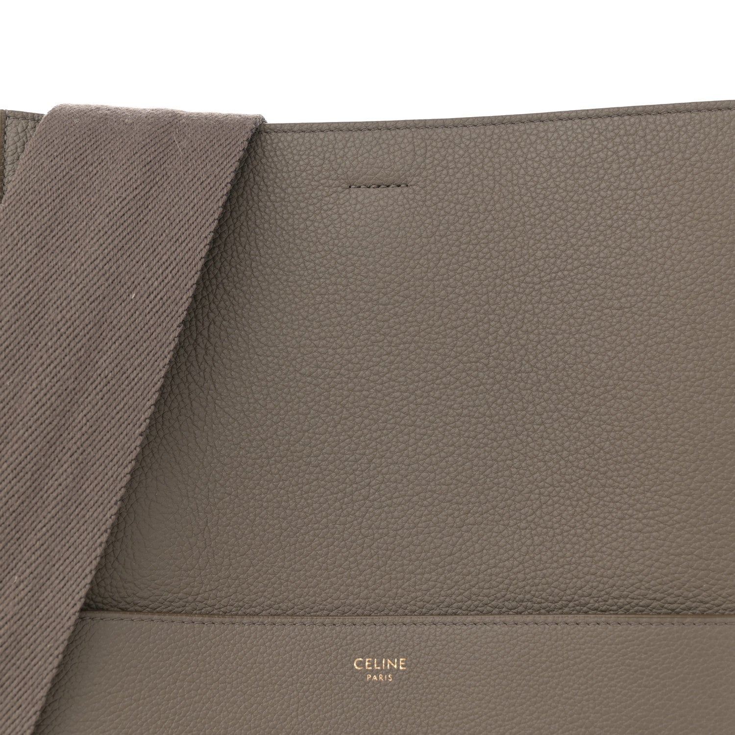 Celine Soft Grained Calfskin Sangle Bucket Bag Taupe 8 of 11
