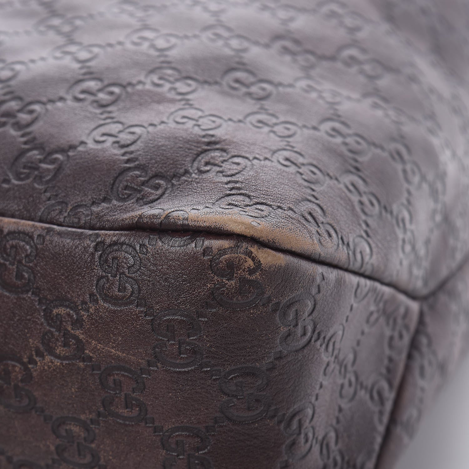 Gucci Guccissima Large Horsebit Chain Hobo Chocolate 11 of 20