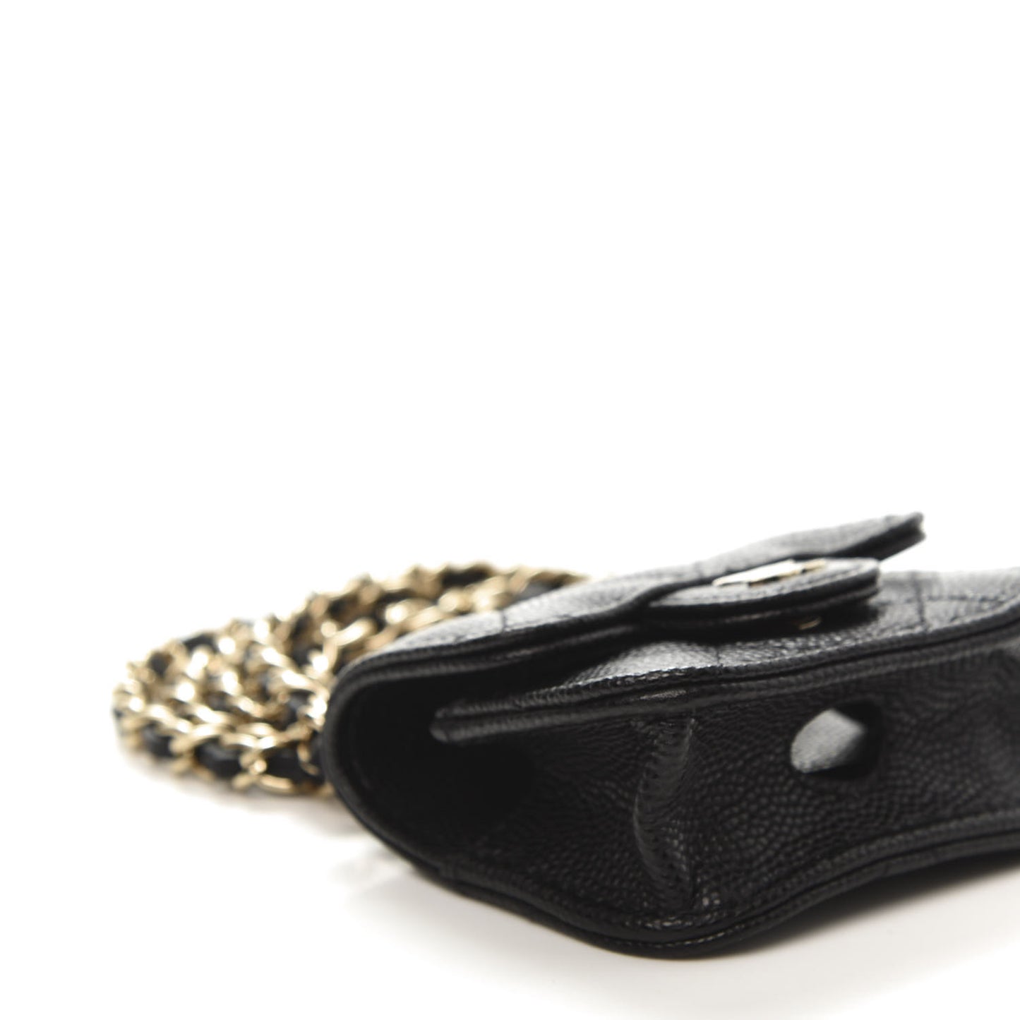 Caviar Quilted Airpods Pro Case Black