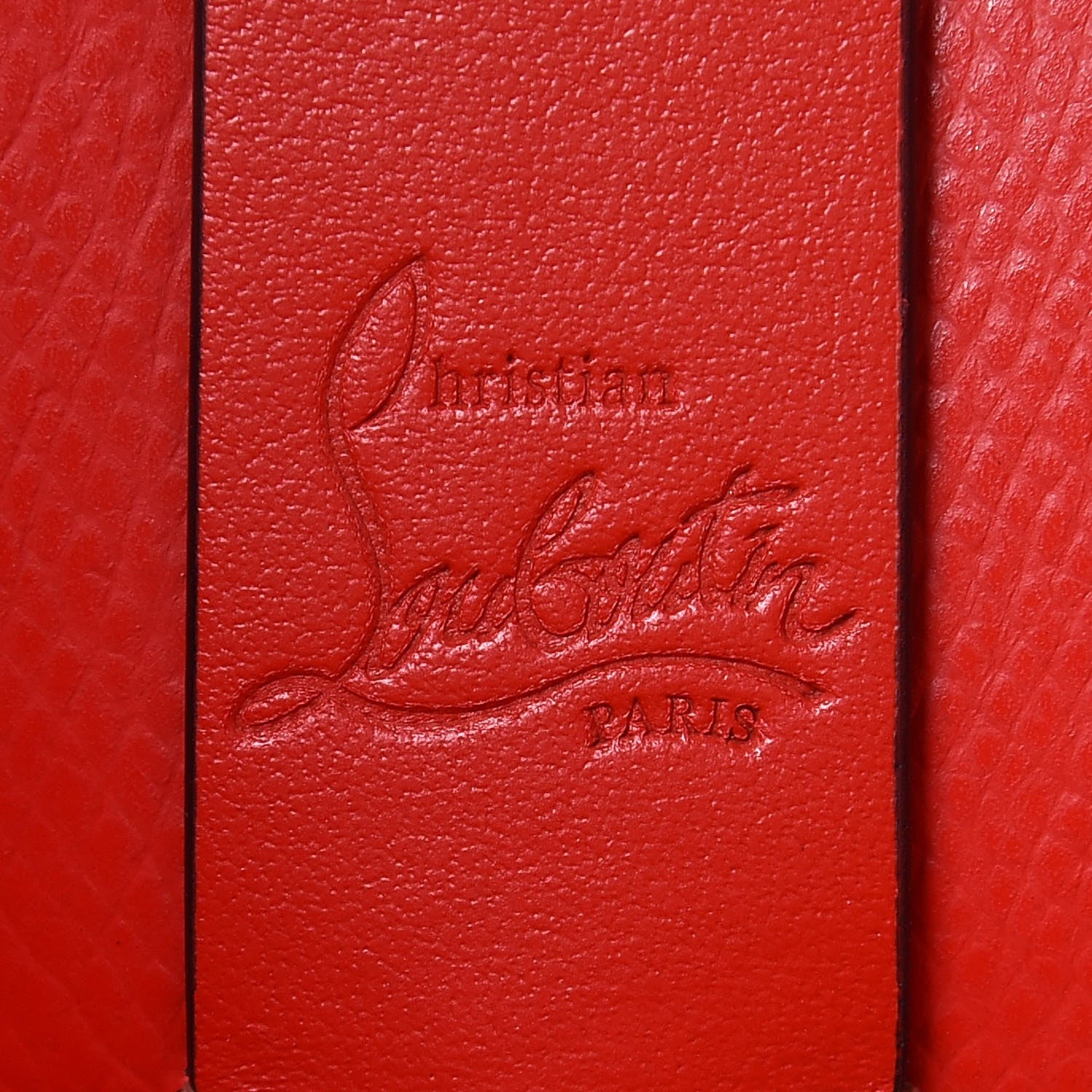 Christian Louboutin Calfskin Loubitag Spikes Small East West Cabata Tote Nude 9 of 11