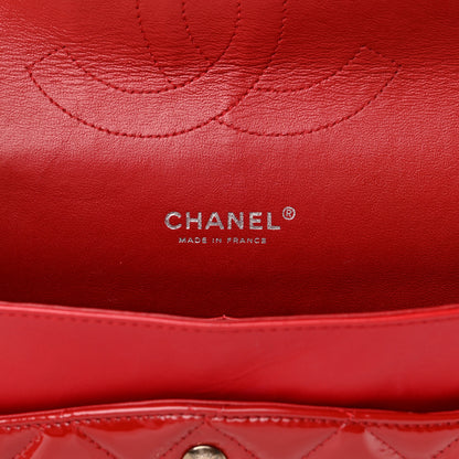 Chanel Patent Quilted Maxi Double Flap Red 6 of 13