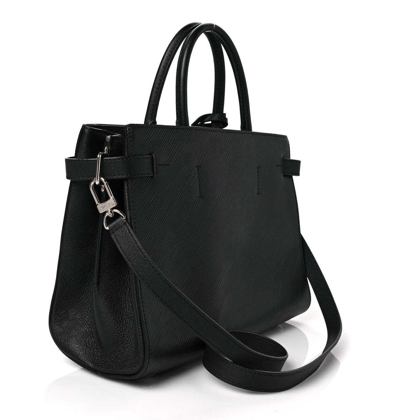 Epi Twist Tote Black