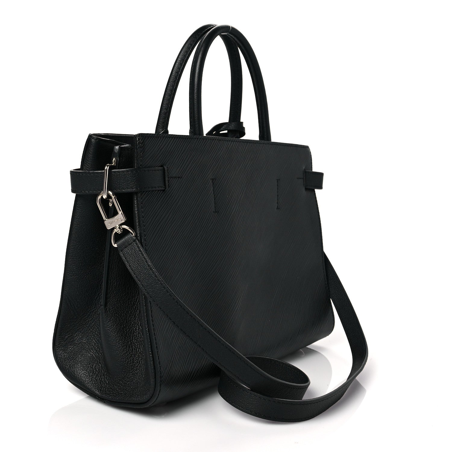 Louis Vuitton Epi Twist Tote Black 3 of 7
