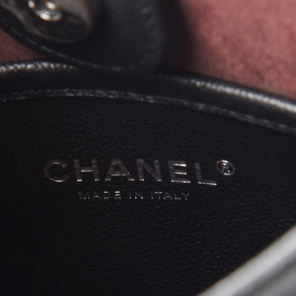 Chanel Calfskin Quilted Jungle Stroll Hobo Bag Black 6 of 8